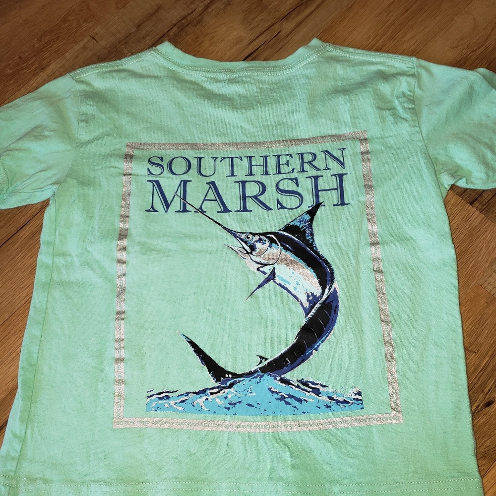 Southern Marsh tee YS mint color